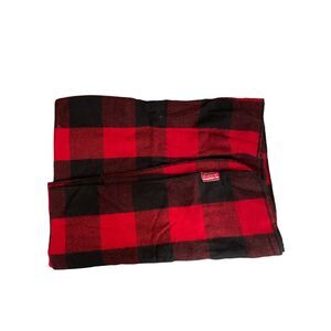 Vintage Marlboro Country Store Buffalo Plaid Wool‎ Throw Blanket 56 X 72